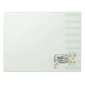 Mason Jar of Daisies Notepad Notizblock (Vorderseite)