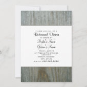 Mason Jar of Daisies Rustikales Abendessen Probe Einladung (Rückseite)