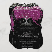 Mason Jar Orchid Abend Heart Leaf Tree Einladung (Vorne/Hinten)