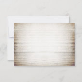 Mason jar & pink Blume Hochzeit RSVP Karte (Rückseite)