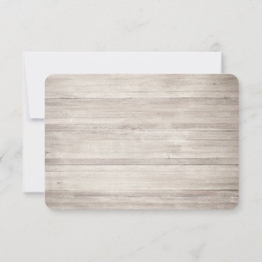 Mason Jar Pink Lilac Rustic Save the Date Card (Rückseite)