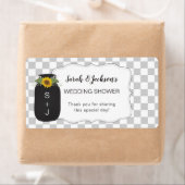 Mason Jar Polterabend Gefallen oder Wasserflasche (Insitu)