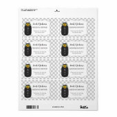 Mason Jar Polterabend Gefallen oder Wasserflasche (Vorne)