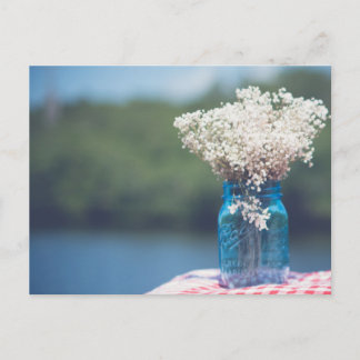 Mason Jar Postcard Postkarte