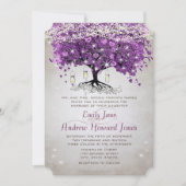 Mason Jar Radiant Lila Wedding Einladung (Vorderseite)