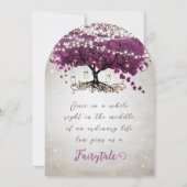 Mason Jar Radiant Lila Wedding Einladung (Rückseite)