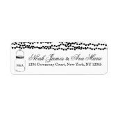 Mason Jar Rücksendeadresse (Vorne)