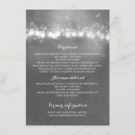 Mason Jar Rustic Wedding Details Begleitkarte