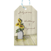 MASON JAR RUSTIKLANG MIT SONNENBLUMEN