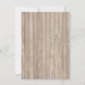 Mason Jar Scheunenholz Probe Dinner lädt hyd4 Einladung (Rückseite)