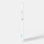 Mason jar Schmetterling Kuss Blumenrosa aquamarin Case-Mate iPhone Hülle (Rückseite / Links)