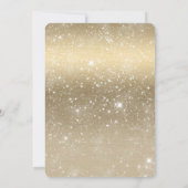 Mason Jar Sparkle Lights & Rote Rose Sweet 16 Einladung (Rückseite)