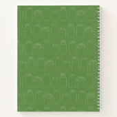 Mason Jar Spiral Notebook Canning Jars Notizblock (Rückseite)