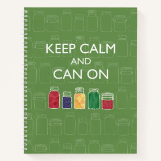 Mason Jar Spiral Notebook Canning Journal Notizblock
