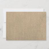 Mason Jar String Light Rustikales Brautparty Einladung (Rückseite)