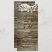 Mason Jar String Lights Rustic Tree Program Programm (Vorne/Hinten)