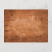 Mason Jar String Lights Rustikales Foto Ankündigungspostkarte (Rückseite)