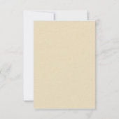Mason Jar Style 2 Wedding RSVP - Blau Karte (Rückseite)