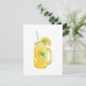 Mason Jar Summer Sun Ice Tee im Wasser (Stehend Vorderseite)