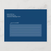 Mason Jar Sunblumen und Daisies Save the Date Ankündigungspostkarte (Rückseite)