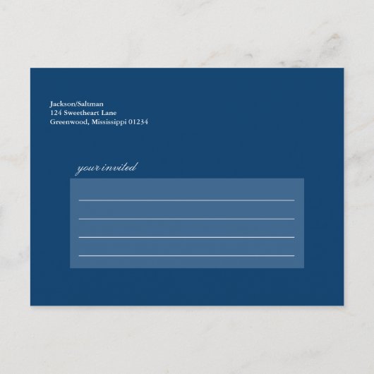 Mason Jar Sunblumen und Daisies Save the Date Ankündigungspostkarte (Rückseite)