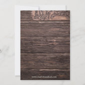 Mason Jar Sunflowers Bouquet Rustic Save the Date Einladung (Rückseite)