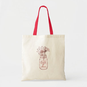 Mason Jar Tote Tasche