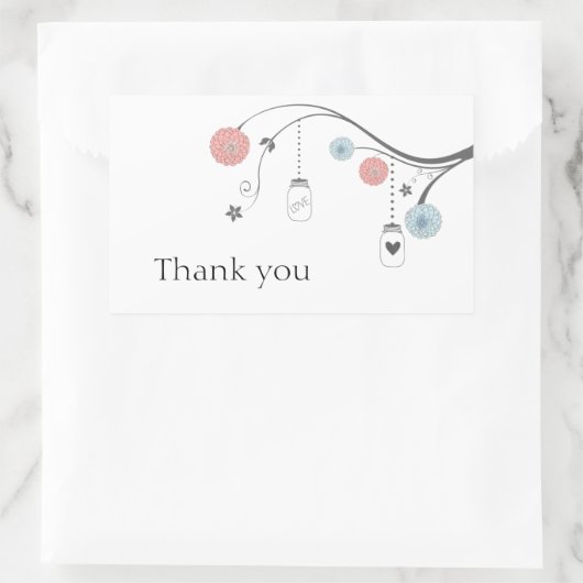 Mason Jar Tree Stickers (Tasche)