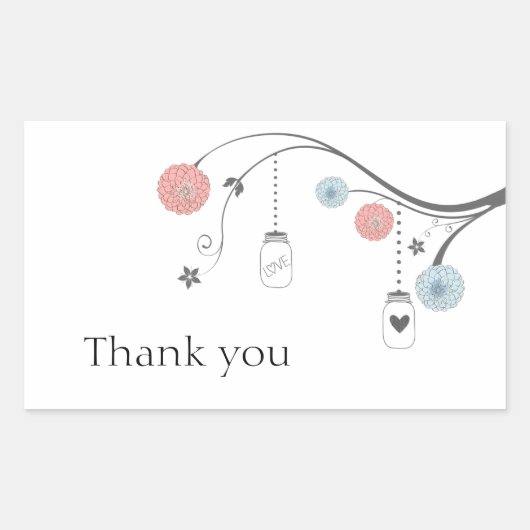 Mason Jar Tree Stickers (Vorderseite)