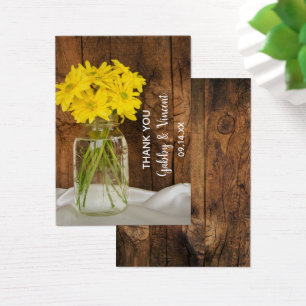 Mason Jar und Daisies Country Wedding Fvor Tags
