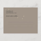 Mason Jar und Fireflies Einladungen für Hochzeiten (Rückseite)