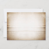 Mason Jar und orange Blume speichern Datumskarten Save The Date (Rückseite)