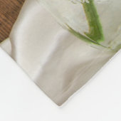 Mason Jar und White Daisies Country Ranch Fleecedecke (Ecke)