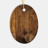 Mason Jar und White Daisy Country Wedding Keramikornament (Hinten)