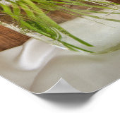 Mason Jar und Yellow Daisies Country Barn Wedding Poster (Ecke)