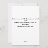 Mason Jar von der Liebe Feiertagskarte (Rückseite)