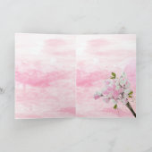 MASON JAR WATERCOLOR PINK PLATTERBSEN EINLADUNG (Innenseite)