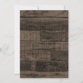 Mason Jar White Blume Einladung (Rückseite)