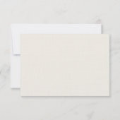 Mason Jar & Wildblumen RSVP-Karte RSVP Karte (Rückseite)