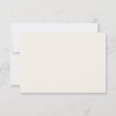 Mason Jar & Wildblumen RSVP-Karte RSVP Karte (Rückseite)