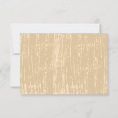 Mason Jar & Wildblumen RSVP-Karte RSVP Karte (Rückseite)