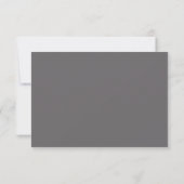 Mason Jar & Wildblumen RSVP-Karte RSVP Karte (Rückseite)