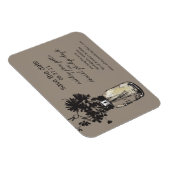 Mason Jar & Wildblumen Save the Date Magnet (Rechte Seite)