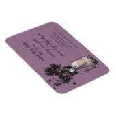 Mason Jar & Wildblumen Save the Date Magnet (Rechte Seite)