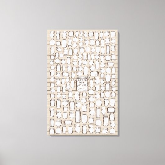 Mason Jars - 150 Signature Leinwand Gästebuch (Vorderseite)