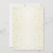 Mason Jars Country Wirbel Hochzeiten Einladungen (Rückseite)