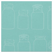 Mason Jars Einmachglas Muster Stoff (Nahaufnahme)