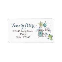 Mason Jars Garden Wedding | Adressmarken