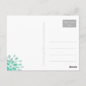 Mason Jars Garden Wedding | Dankeschön Karte (Rückseite)