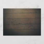 Mason Jars Lights Hochzeit im Herbst Gastinformati Begleitkarte (Rückseite)